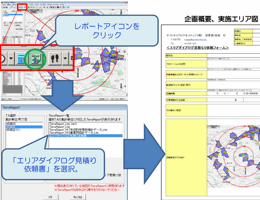 ワンクリックレポート機能を搭載